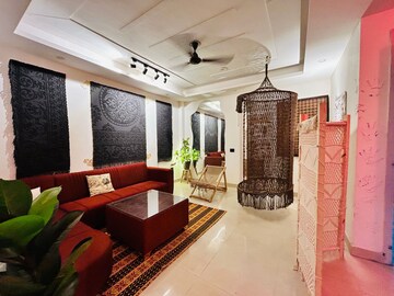 Living Room in 2 BHK Builder Floor at Saket – for Rent