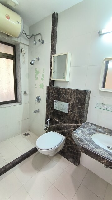 Bathroom in 2 BHK Apartment at Aristo Pearl Residency, Prabhadevi – for Sale