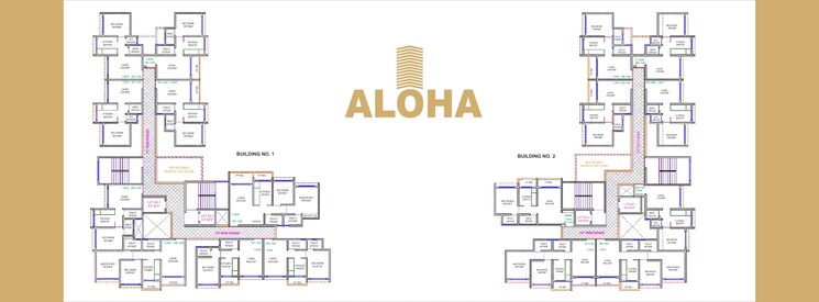 Floor Plan, sea-aloha 1 Bedroom 665 Sq.Ft. Builder Floor In Palghar Palghar 8125209