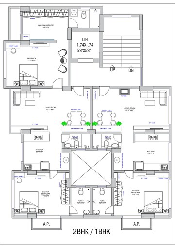 Floor Plan in 1 BHK Builder Floor at Sahyadri Classic, Palghar – for Sale