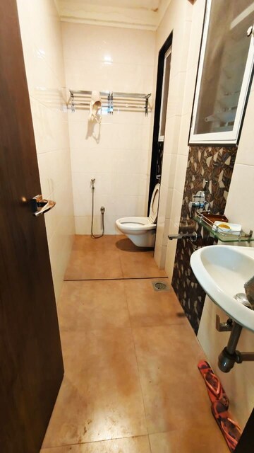 Bathroom in 1 BHK Apartment at Hari Kunj Naupada, Naupada – for Rent