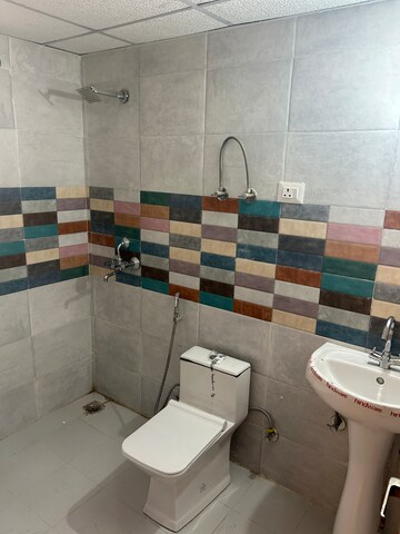 Bathroom in 3 BHK Apartment at Newtech La Palacia, Tech Zone 4 Greater Noida – for Rent