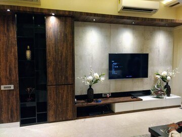 Living Room in 3 BHK Villa at Vasundhara CHS Gokuldham, Gokuldham Colony – for Rent