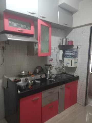 Kitchen in 1 BHK Apartment at Shiv Darshan CHS Bhandup, Bhandup West – for Rent
