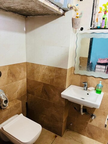 Bathroom in 2 BHK Apartment at Vishwa Prakash Apartments CHS, Andheri West – for Rent