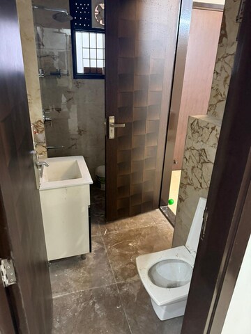 Bathroom in 4 BHK Builder Floor at Peer Mucchalla – for Sale