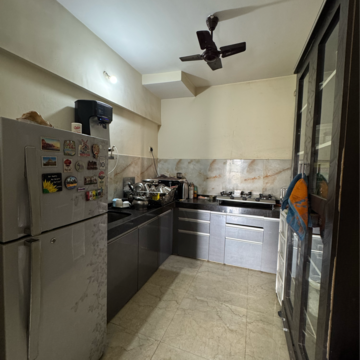 Kitchen in 3 BHK Apartment at Siddhi Highland Park, Kailash Nagar – for Rent