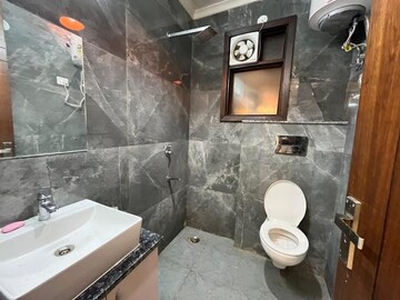 Bathroom in 2 BHK Builder Floor at Saket – for Rent