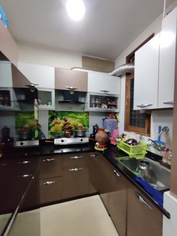 Kitchen in 2 BHK Builder Floor at Niti Khand I – for Sale