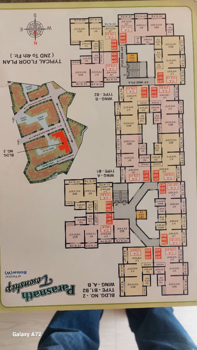 1 BHK 660 Sq.Ft. Builder Floor in Shreenath Parasnath Township