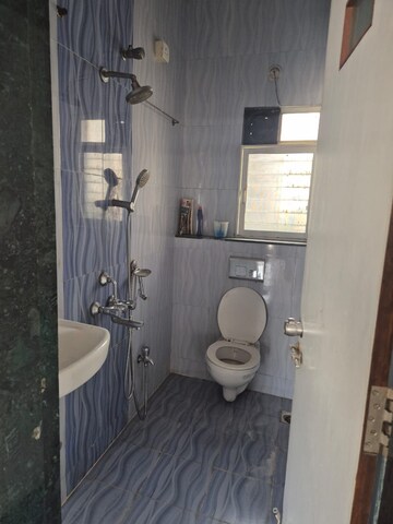 Bathroom in 2 BHK Builder Floor at Mohite Paradise G, Anand Nagar – for Rent
