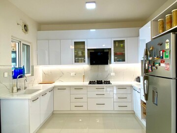 Kitchen in 3 BHK Apartment at Adarsh Palm Retreat, Marathahalli Orr – for Rent
