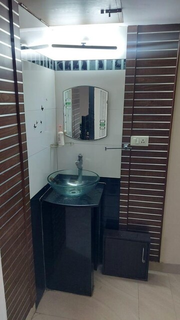 Bathroom in 2.5 BHK Apartment at Godrej Woodsman Estate, Hebbal – for Rent