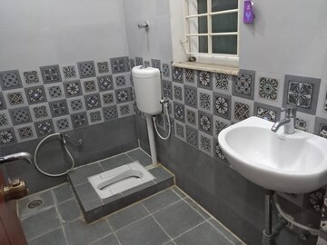 Bathroom in Studio Builder Floor at Begumpet – for Rent