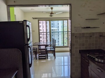 Kitchen in 3 BHK Apartment at Neelkanth Greens, Manpada – for Rent