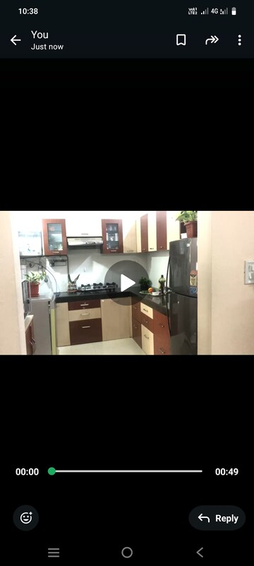 Master Bedroom in 2 BHK Apartment at Pristine Grandeur, Wakad – for Sale