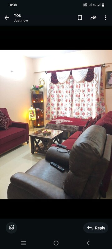 Living Room in 2 BHK Apartment at Pristine Grandeur, Wakad – for Sale