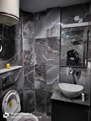Attached Bathroom in 3 BHK Builder Floor at Chattarpur – for Rent