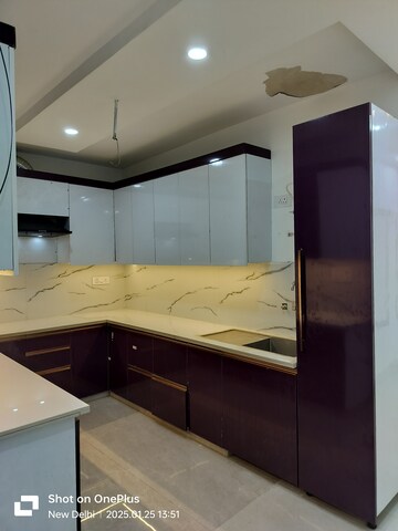 Kitchen in 3 BHK Builder Floor at Chattarpur – for Rent