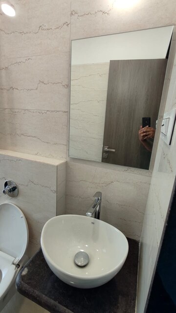 Bathroom in 1 BHK Apartment at Platinum Casa Millennia, Andheri West – for Rent