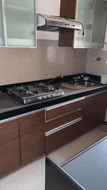 Kitchen in 3 BHK Apartment at Romell Aether, Goregaon East – for Rent