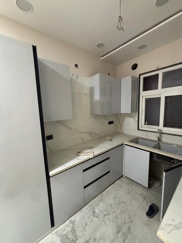 Kitchen in 3 BHK Builder Floor at Mansarover Garden – for Sale
