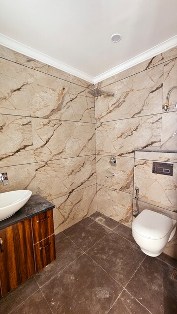 Bathroom in 3 BHK Builder Floor at Ansal API Esencia, Sector 67 – for Sale