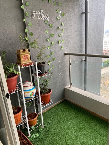 Balcony in 2 BHK Apartment at Saffron Amber, Sus – for Rent