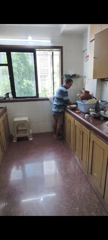 Kitchen in 3 BHK Apartment at Himath Ghar Khar West, Khar West – for Rent