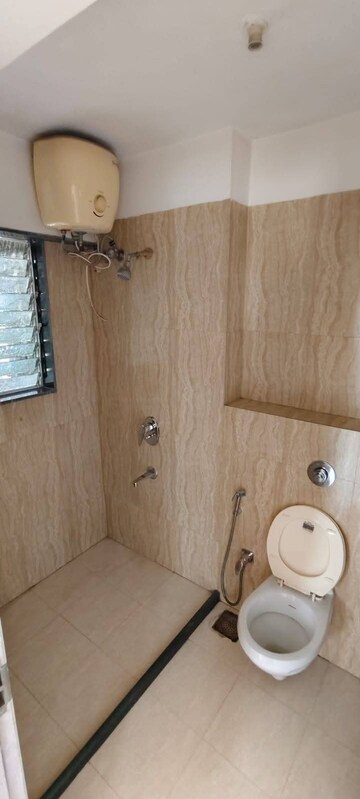 Bathroom in 2 BHK Apartment at Mermit Tower, Lower Parel – for Rent