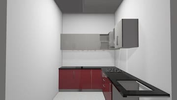 Kitchen in 2 BHK Apartment at Prestige Primrose Hills, Banashankari 6th Stage – for Rent