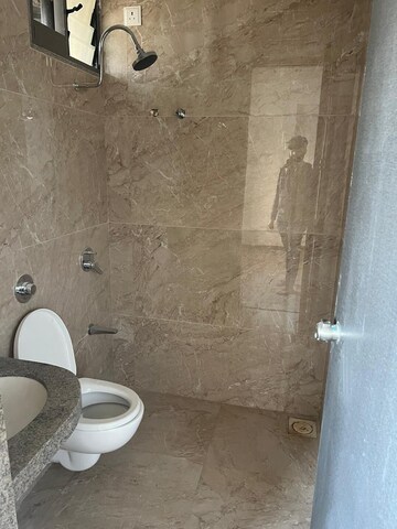 Bathroom in 3 BHK Apartment at Sankalp Gwala, Ambli – for Rent