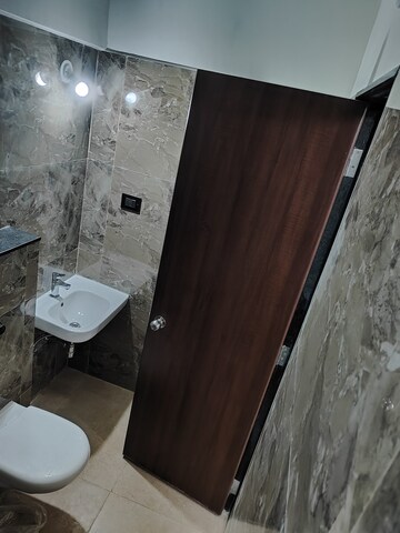 Bathroom in 3 BHK Apartment at VTP Cygnus, Kharadi – for Rent