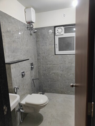 Bathroom in 3 BHK Apartment at VTP Cygnus, Kharadi – for Rent