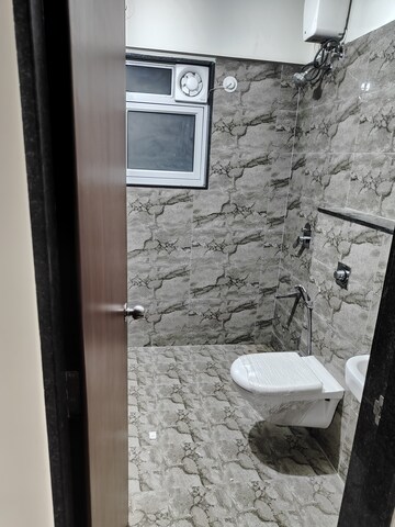 Bathroom in 3 BHK Apartment at VTP Cygnus, Kharadi – for Rent