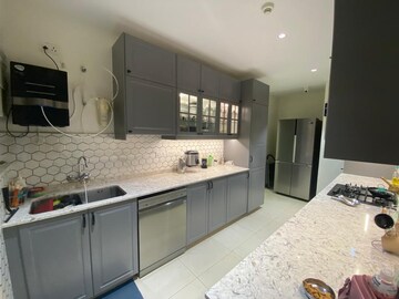 Kitchen in 4 BHK Apartment at Prestige High Fields, Gachibowli – for Rent