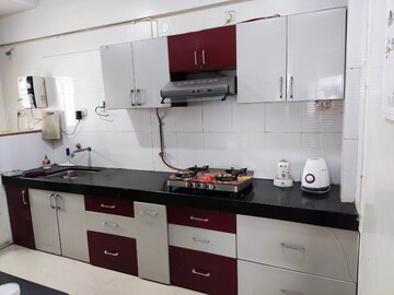 Kitchen in 3 BHK Apartment at Kumar Princetown Royal, Undri – for Rent