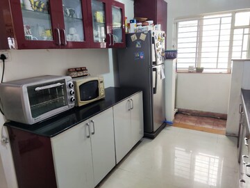 Kitchen in 3 BHK Apartment at Kumar Princetown Royal, Undri – for Rent