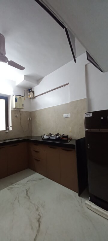 Kitchen in 1 BHK Apartment at Palm Beach Apartments, Versova – for Rent