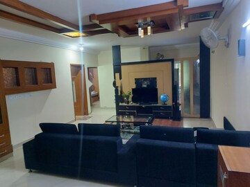 Living Room in 2.5 BHK Apartment at Godrej Woodsman Estate, Hebbal – for Rent