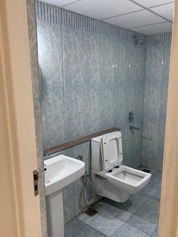 Bathroom in 3 BHK Apartment at Salarpuria Sattva Divinity, Mysore Road – for Rent