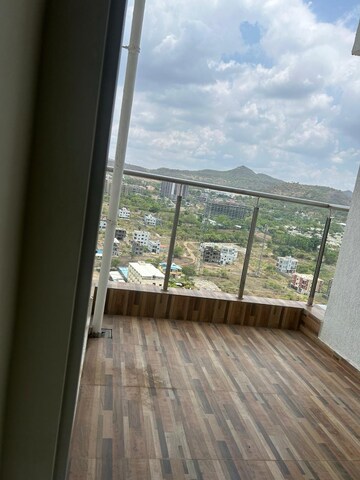 Balcony in 3 BHK Apartment at Kolte Patil Life Republic, Hinjewadi – for Rent