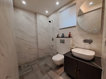 Bathroom in 3 BHK Apartment at The Suman Marvelous, Ramgarh Bhudda – for Sale