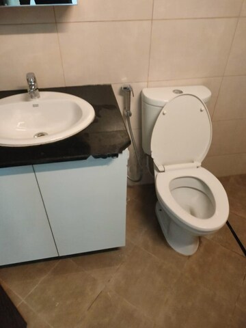 Bathroom in 3 BHK Apartment at Provident Park Square, Kanakapura Road – for Rent