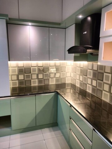 Kitchen in 3 BHK Apartment at Provident Park Square, Kanakapura Road – for Rent