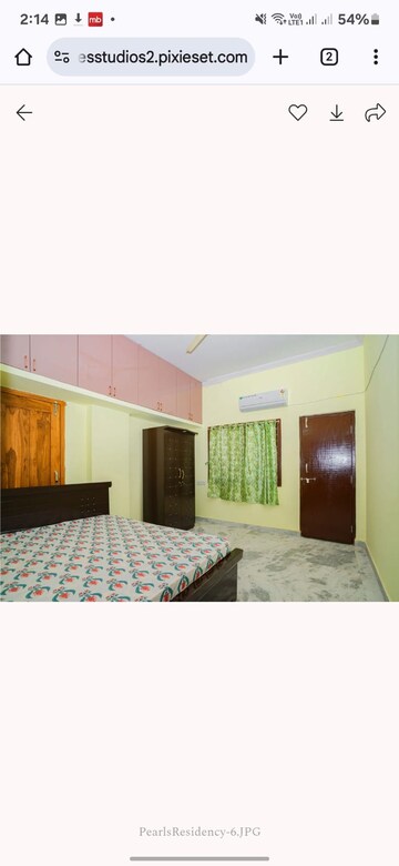 Bedroom in 3 BHK Apartment at Puppalaguda – for Rent