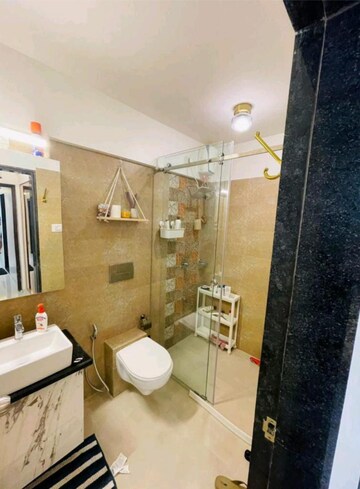 Bathroom in 2 BHK Apartment at Bini Winspace Amelio, Andheri West – for Rent