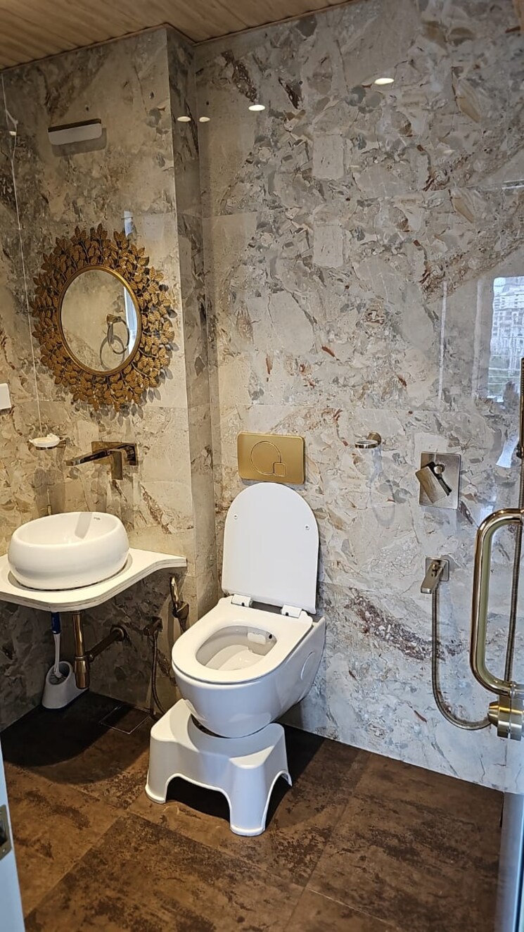 Bathroom, sagar-darshan-towers 6 Bedroom 2300 Sq.Ft. Apartment In Nerul Navi Mumbai 8127547