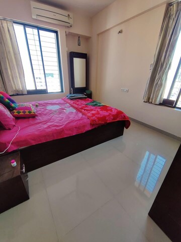 Bedroom in 2 BHK Apartment at Gulmohar Goldcoast, Kharadi – for Rent