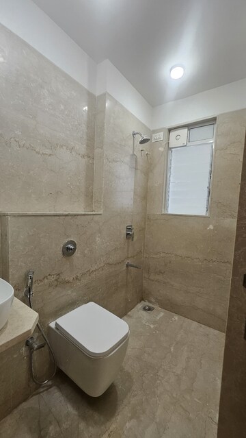 Bathroom in 3 BHK Apartment at Chitra Vihar – for Rent